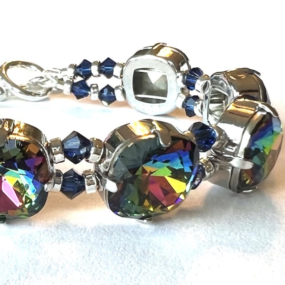 Swarovski Crystal multi-colored bracelet - Picture 3 of 7